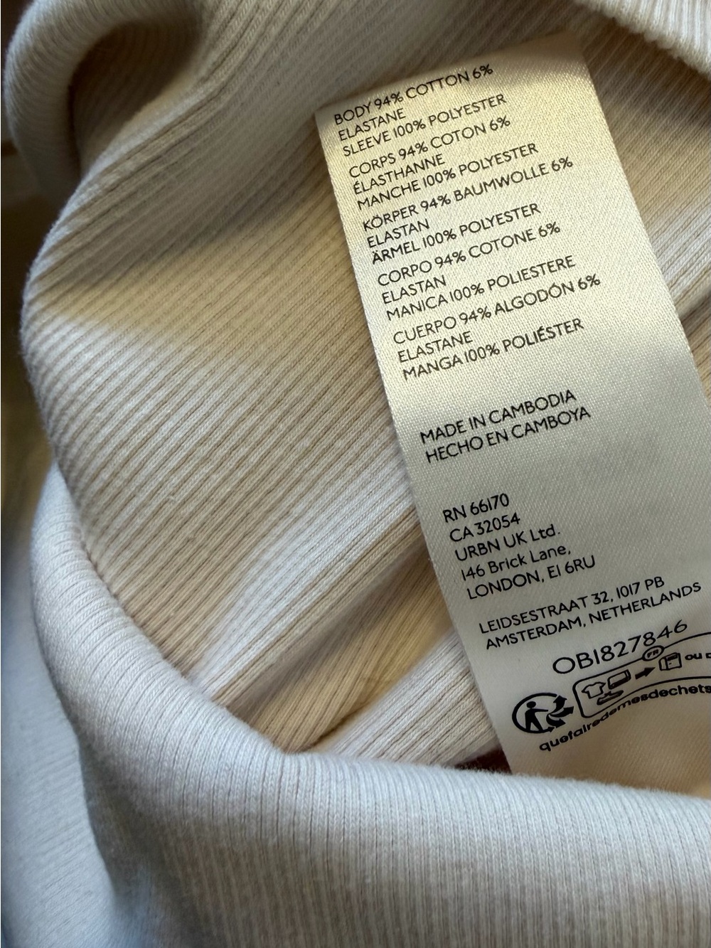 By Anthropologie Long-Sleeve Victorian Ruffled Top in Cream, Size Small - Picture 8 of 10